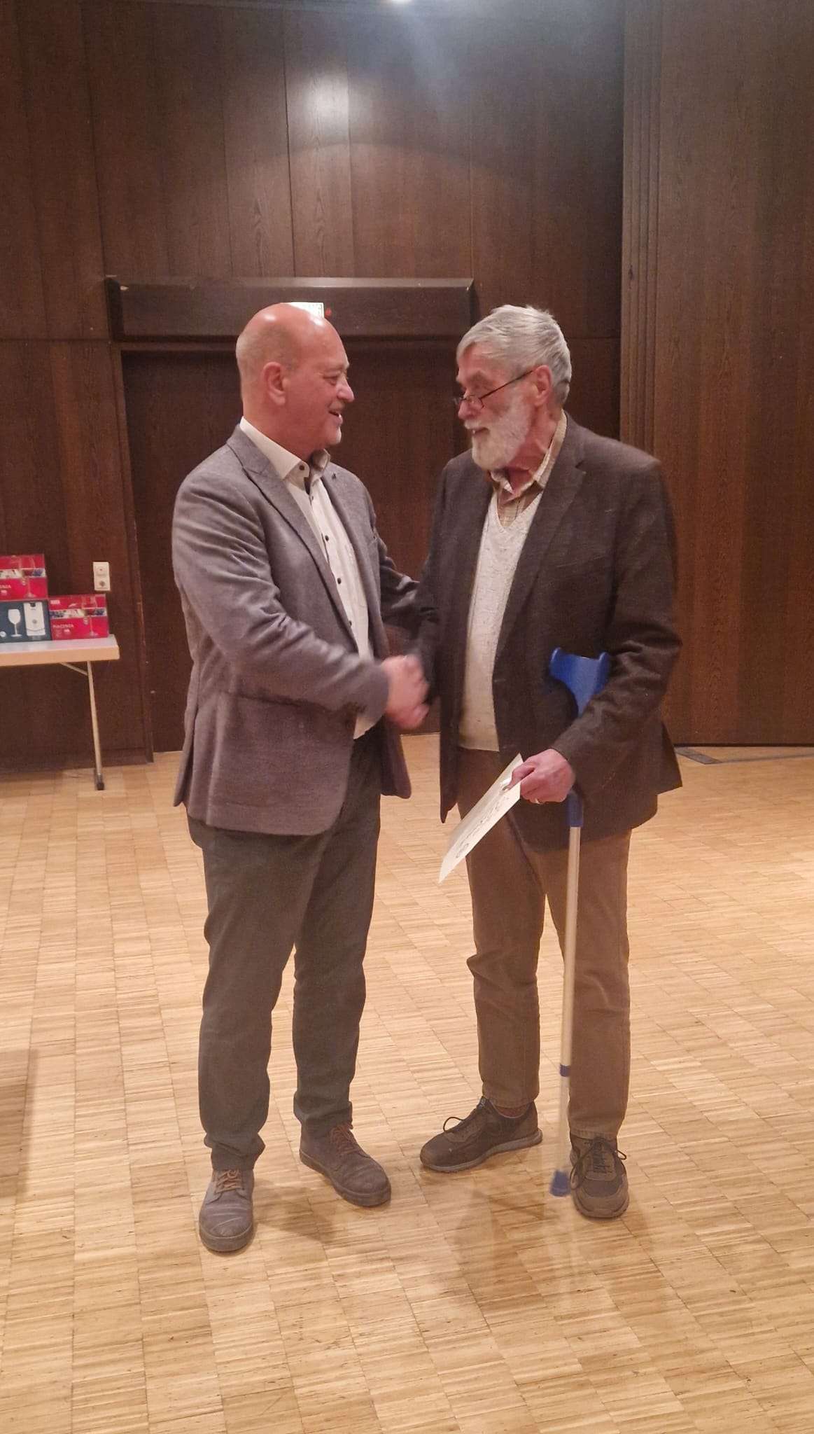 Ehrung Günther Kistner 40 Jahre